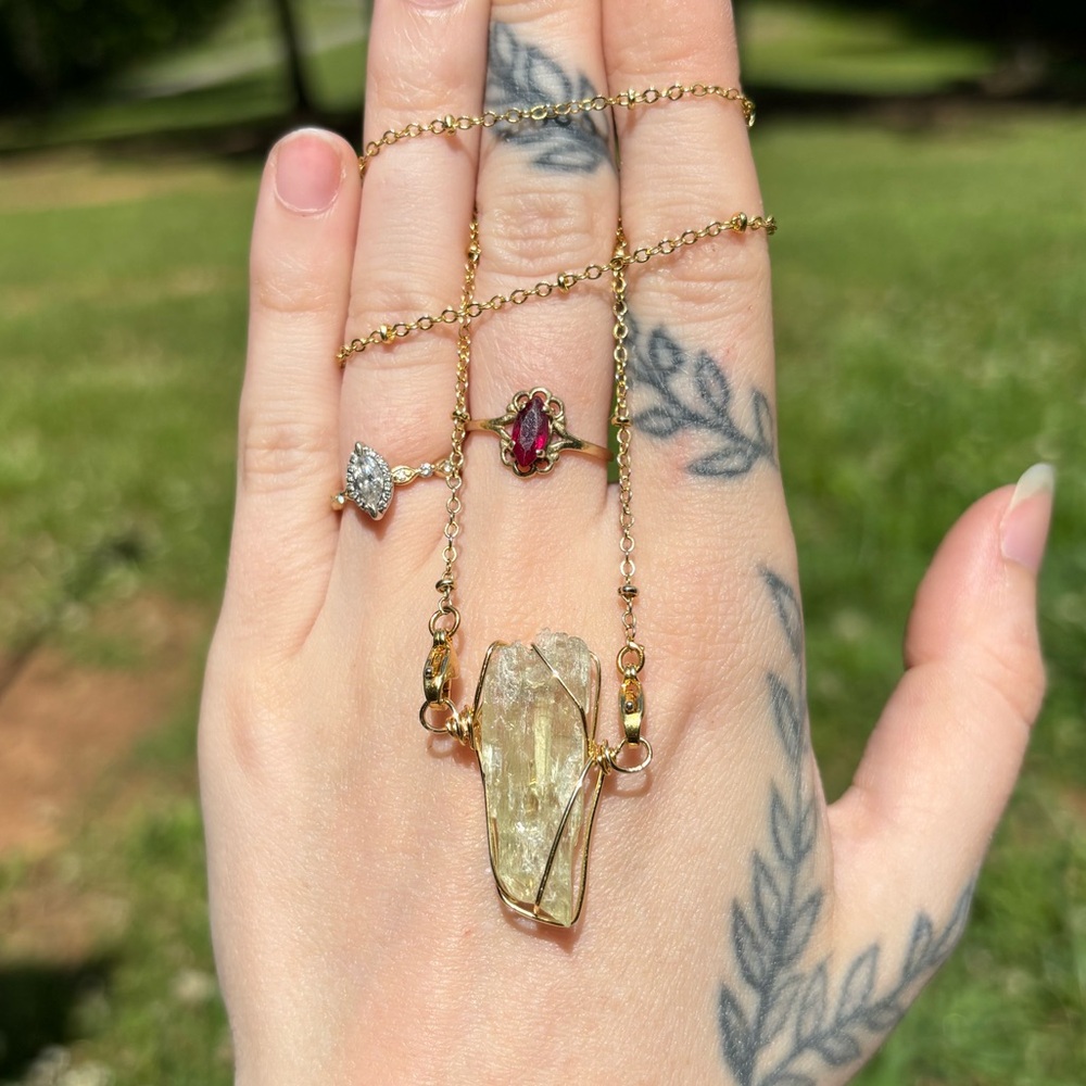 Hiddenite Interchangeable Necklace - image 1